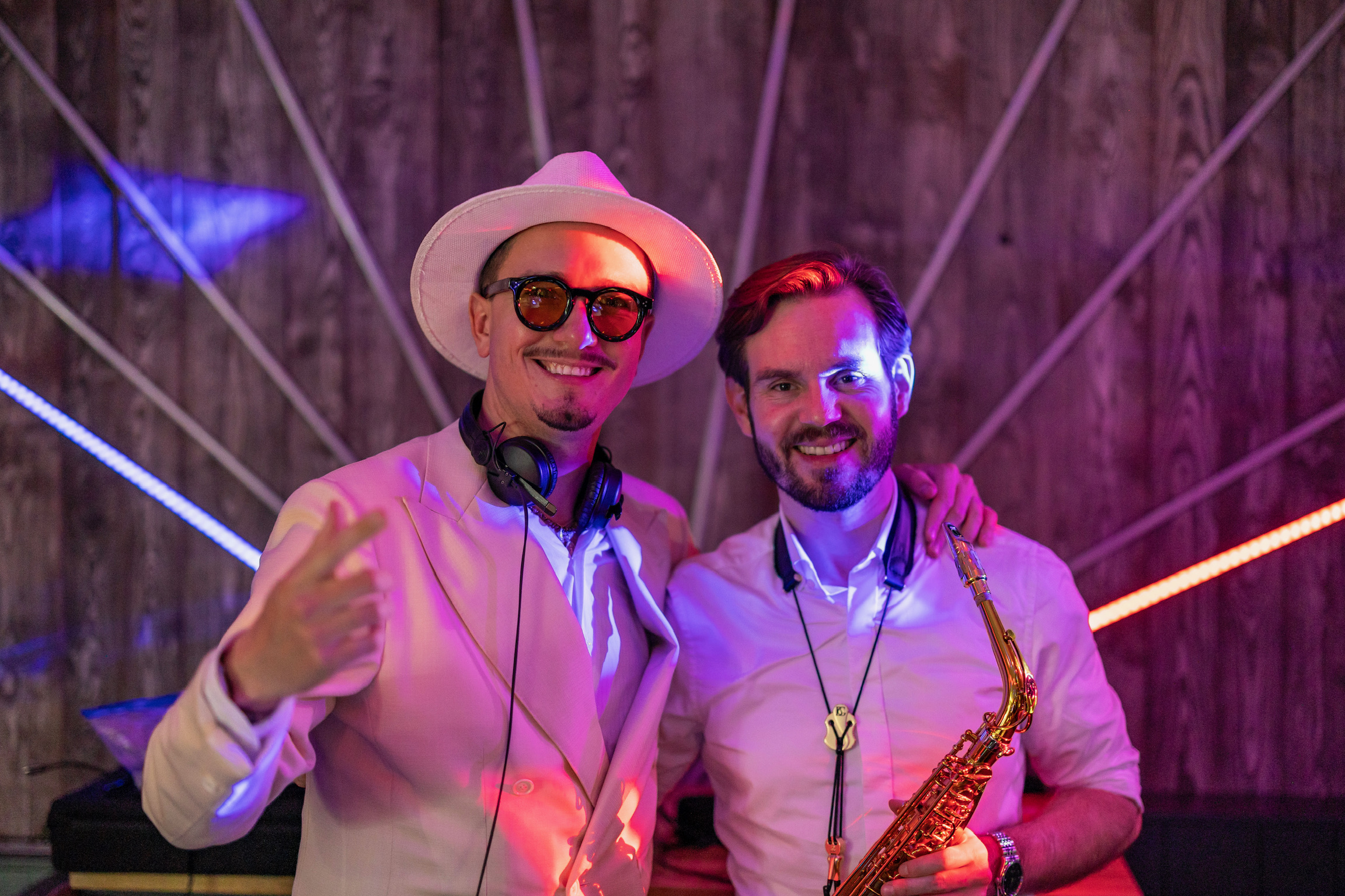 Live-Musiker bei einem Event