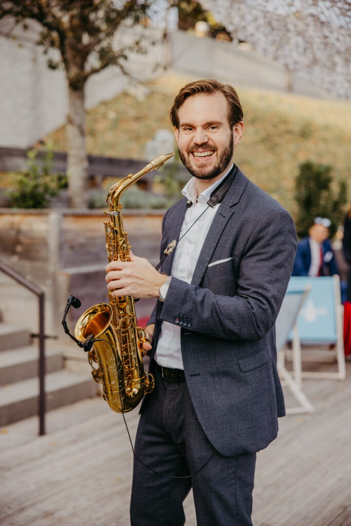Saxophonist Michael von Saxoclap
